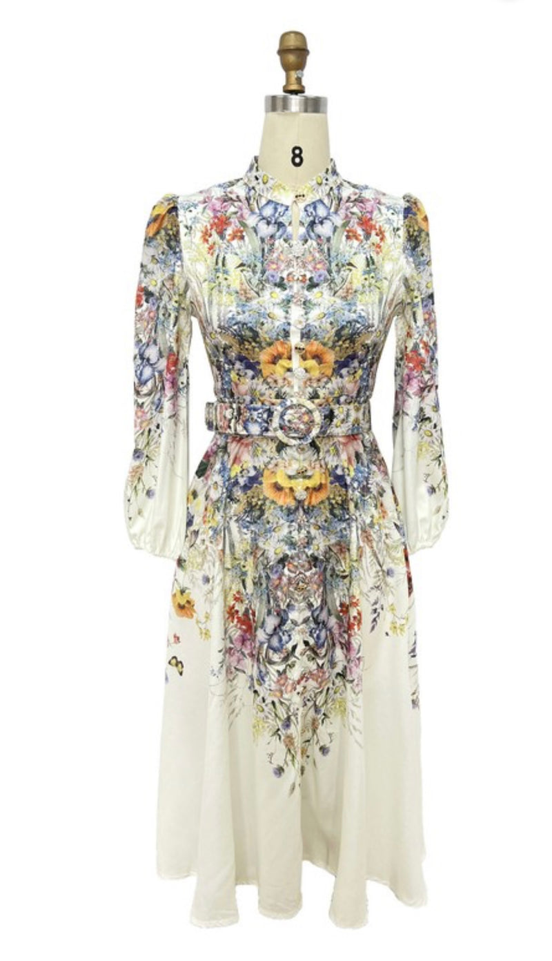 Myra Floral Printed Dress