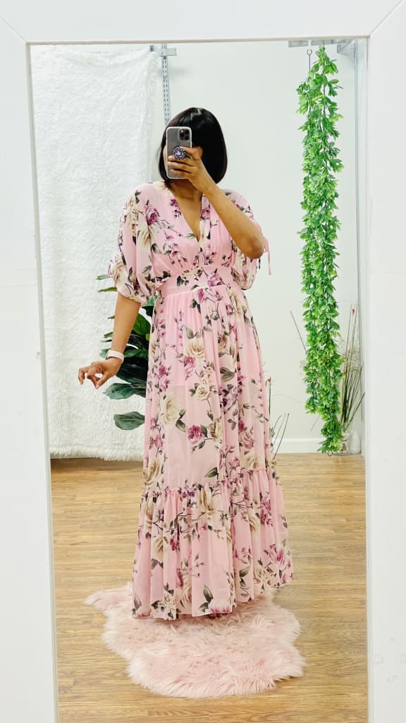 Madden chiffon maxi dress