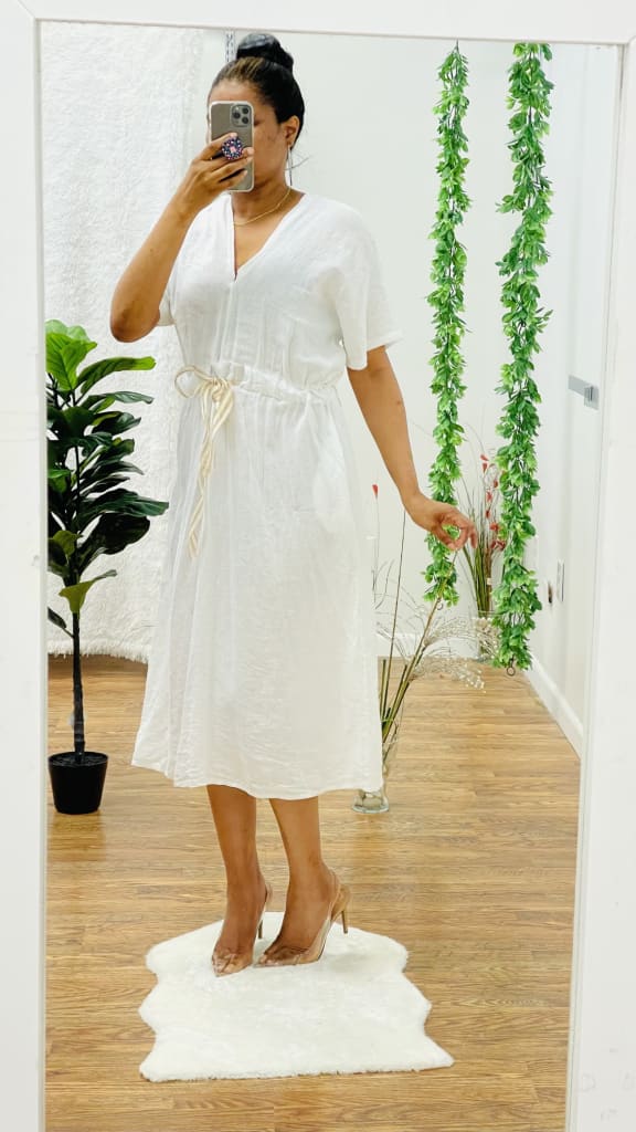 Nadi one linen dress