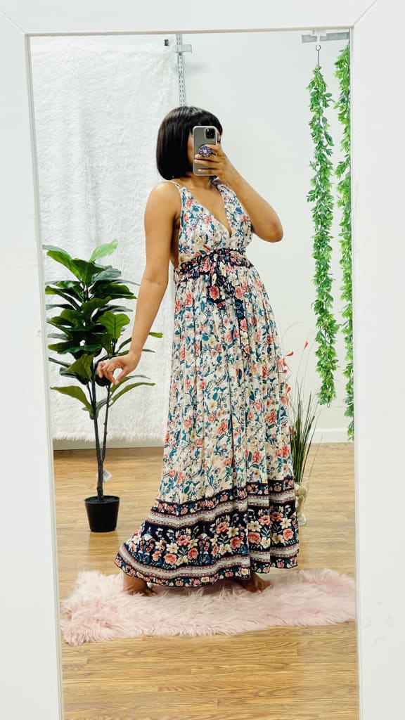 Princess maxi dress - L / Off white