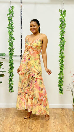 Samoa ruffle dress